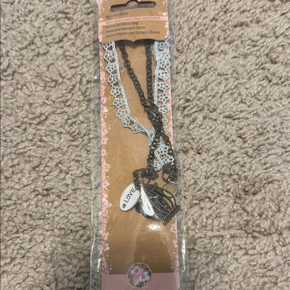 Chic journal and album swag with Love Charm and Lace